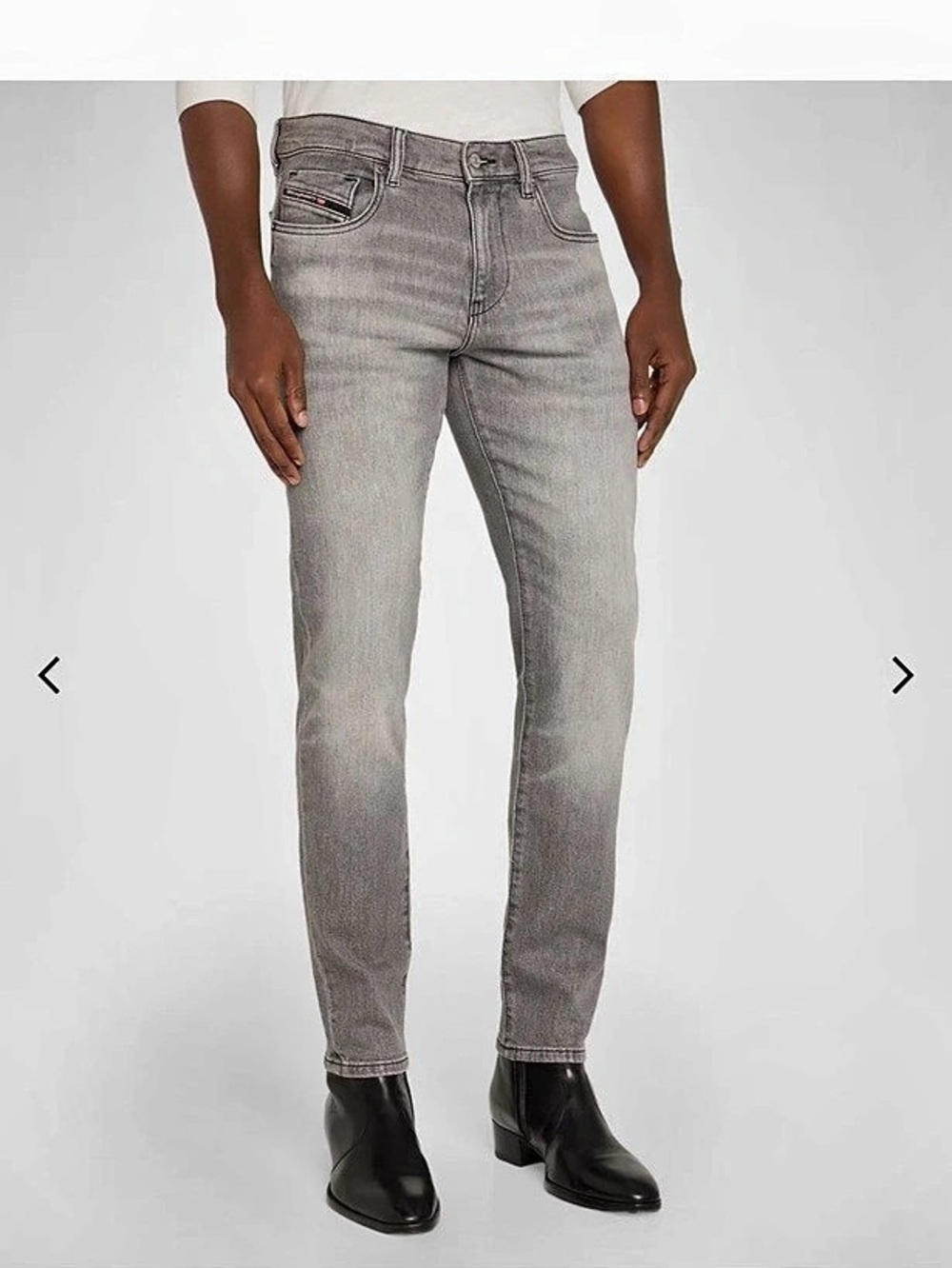 Diesel Men Gray Skinny Jeans W 32 L 32